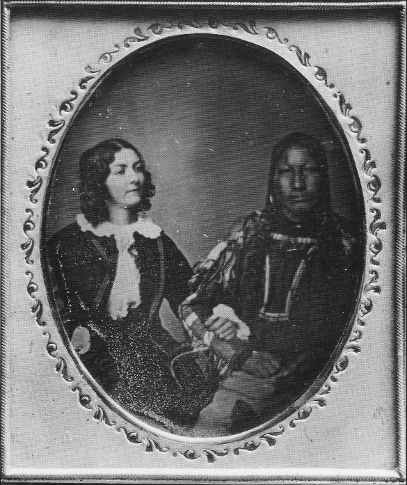 Lola Montez and Cheyenne chief Alights on the Cloud